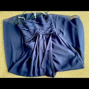 David’s Bridal Bridesmaid Dress - Navy